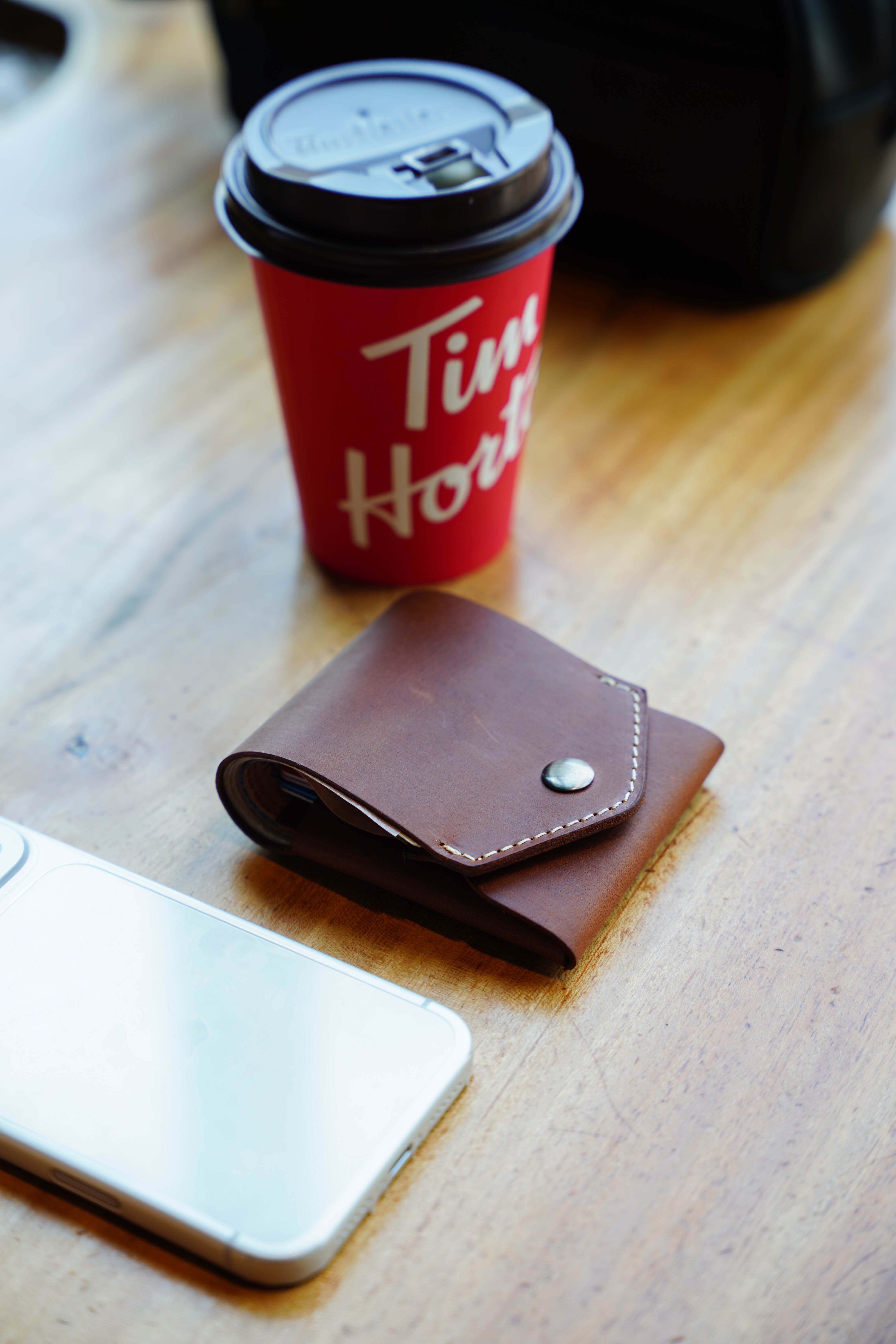 Royale saddle | Handcrafted Genuine brown Leather Wallet with free leather keychain | Slim & Compact design