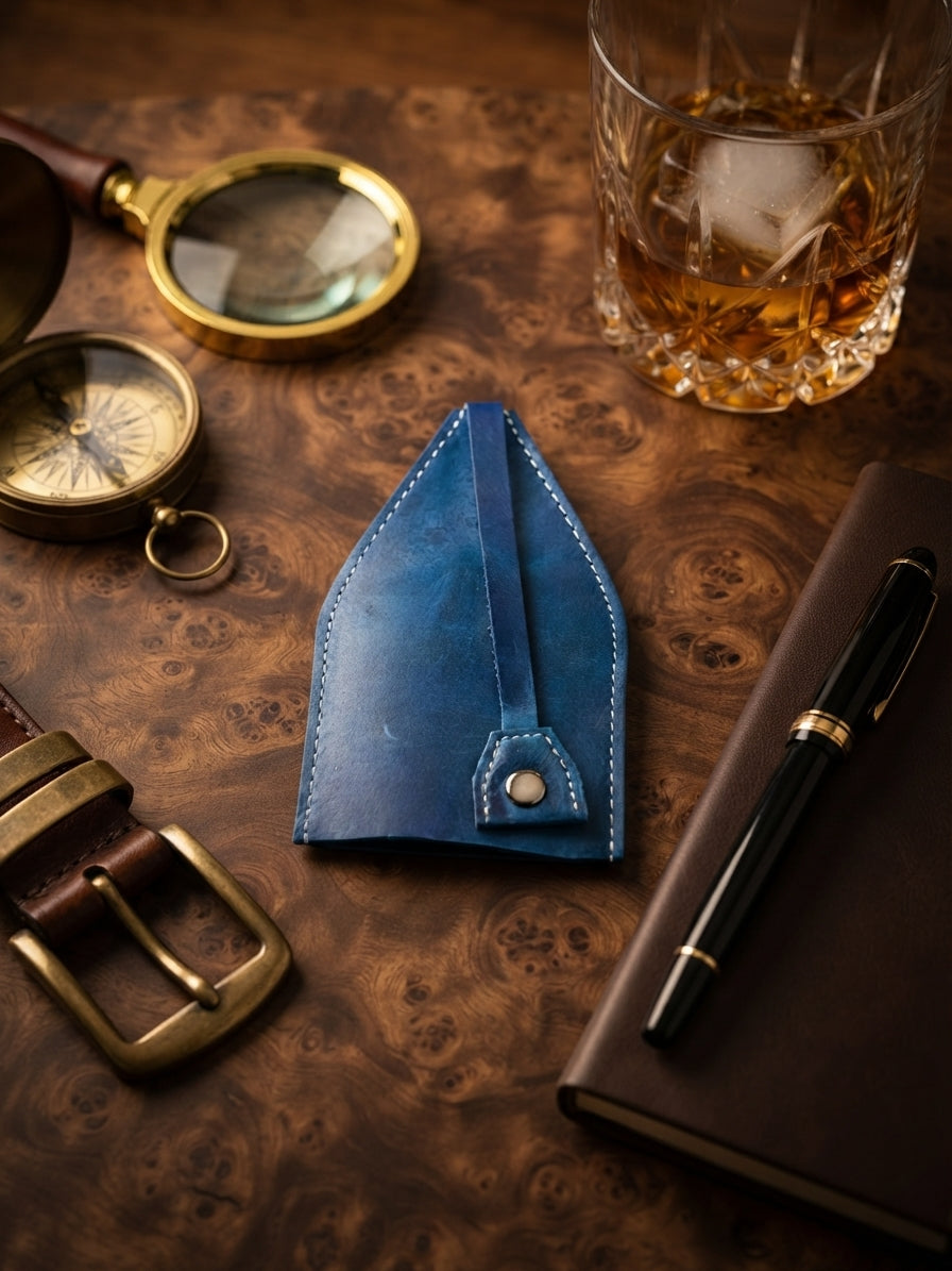 Leather key pouch | Car key cover 100% original Leather Pouch | Bazaro.ae