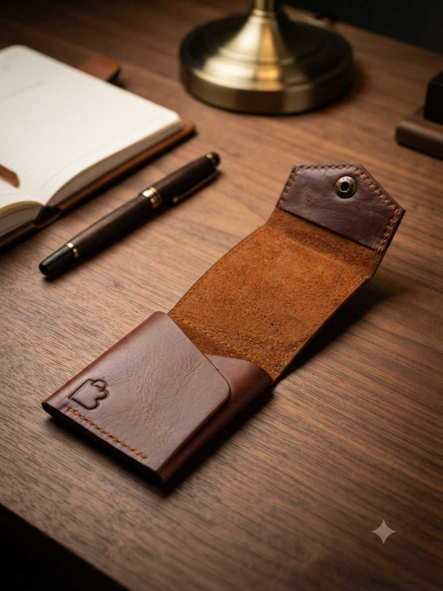 Heritage Saddle | Hand-Crafted Genuine Leather Wallet | Slim & Compact design
