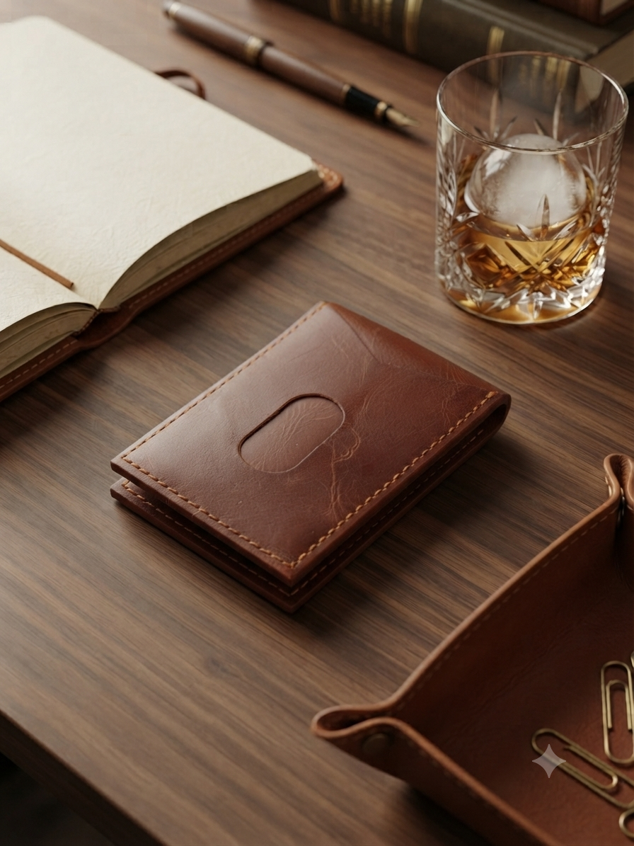 Heritage Saddle | Hand-Crafted Genuine Leather Wallet | Slim & Compact design