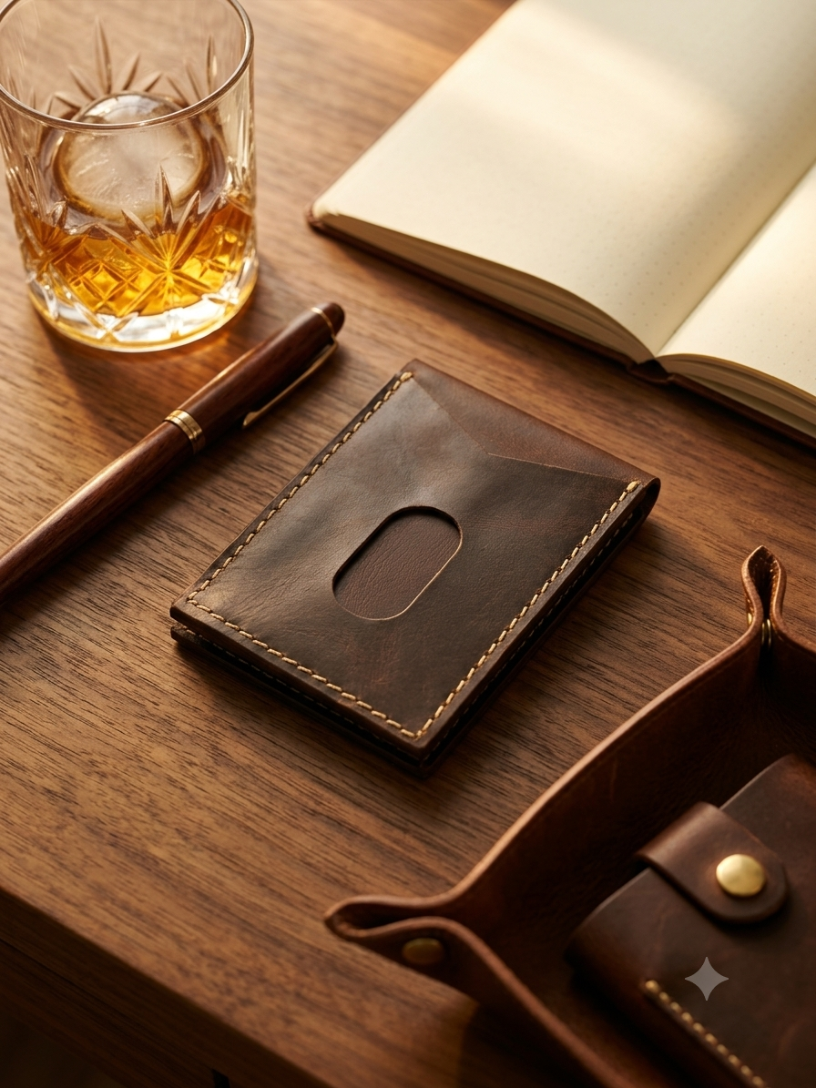 Rustic Chocolate | Hand-Crafted Genuine Leather Wallet | Slim & Compact design