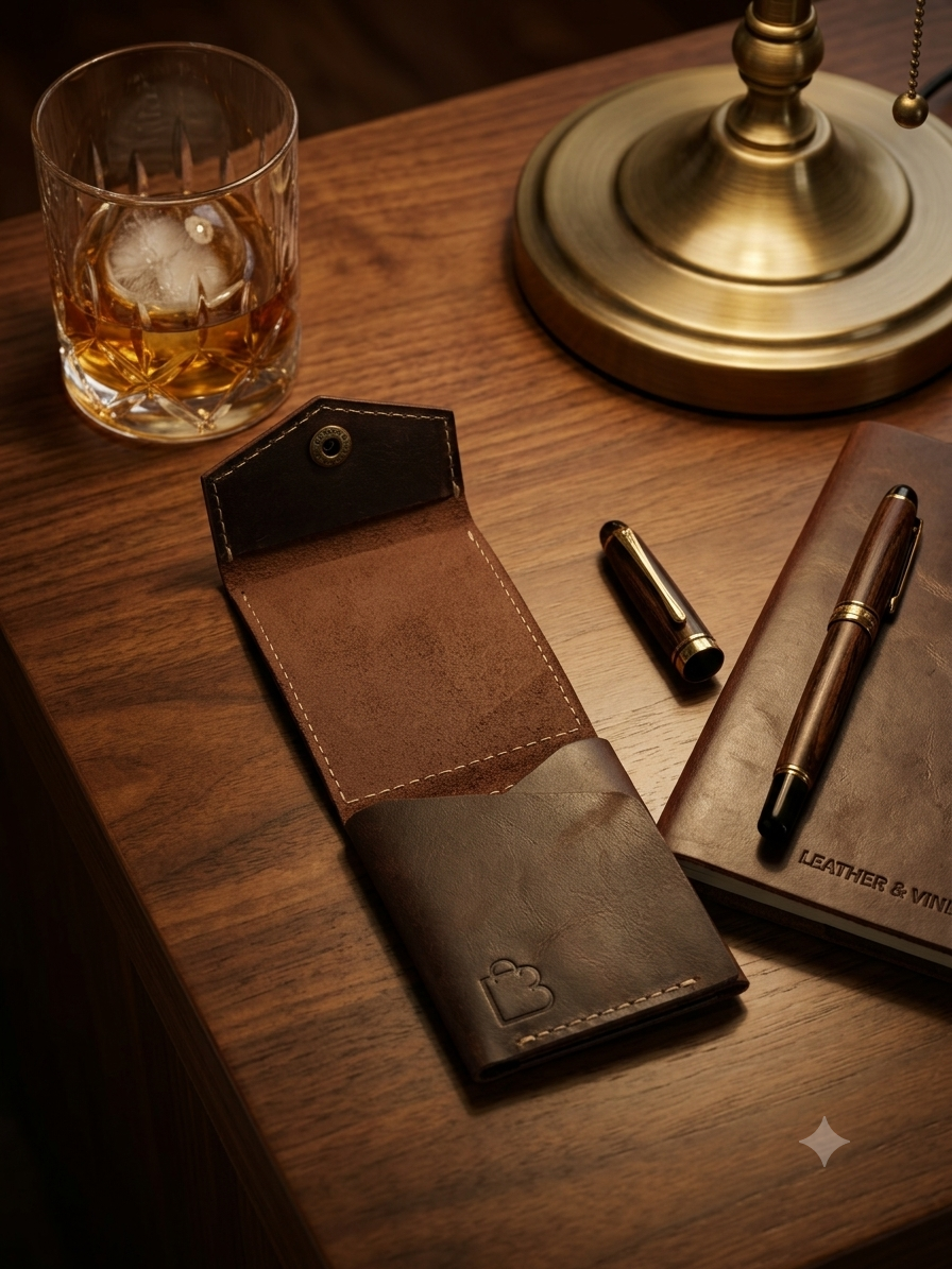 Rustic Chocolate | Hand-Crafted Genuine Leather Wallet | Slim & Compact design