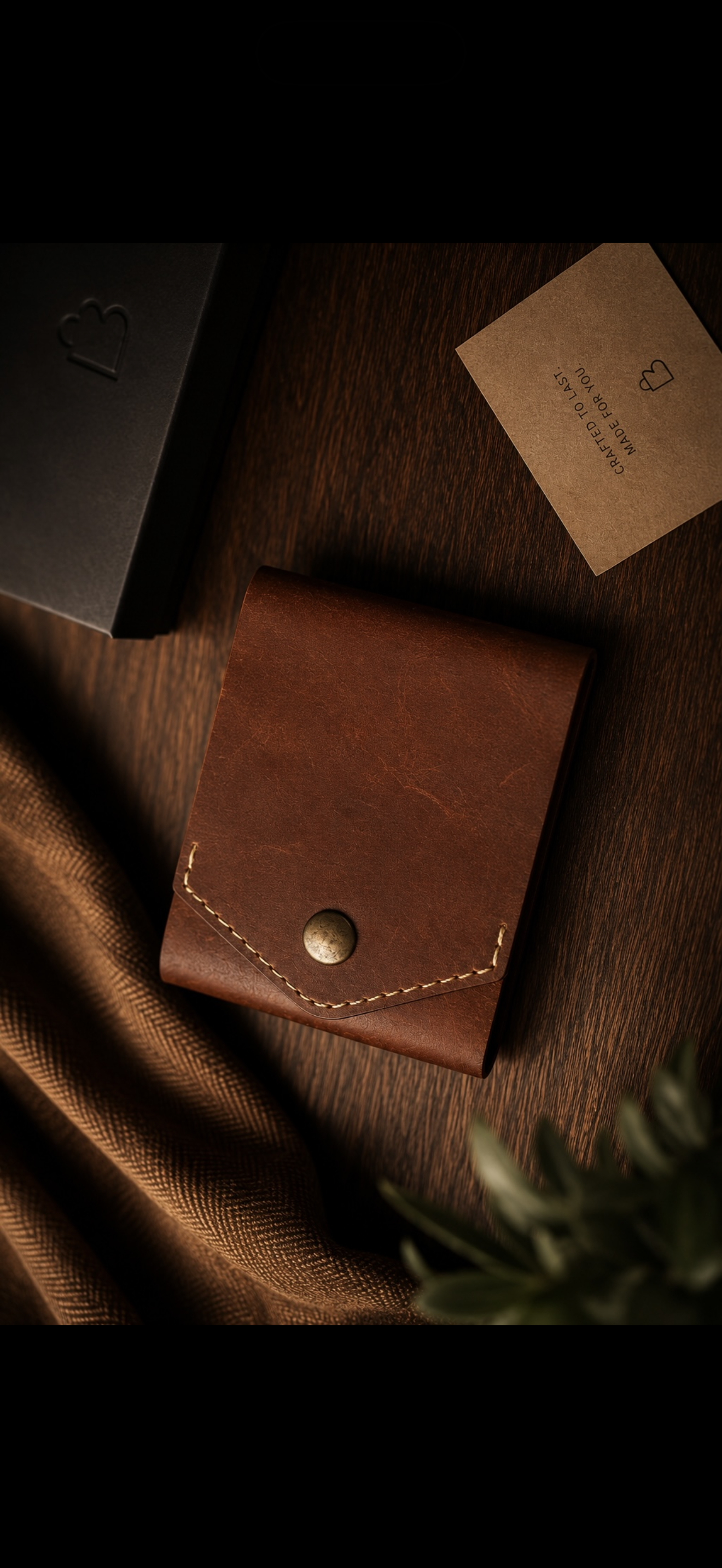 Royale saddle | Handcrafted Genuine brown Leather Wallet with free leather keychain | Slim & Compact design